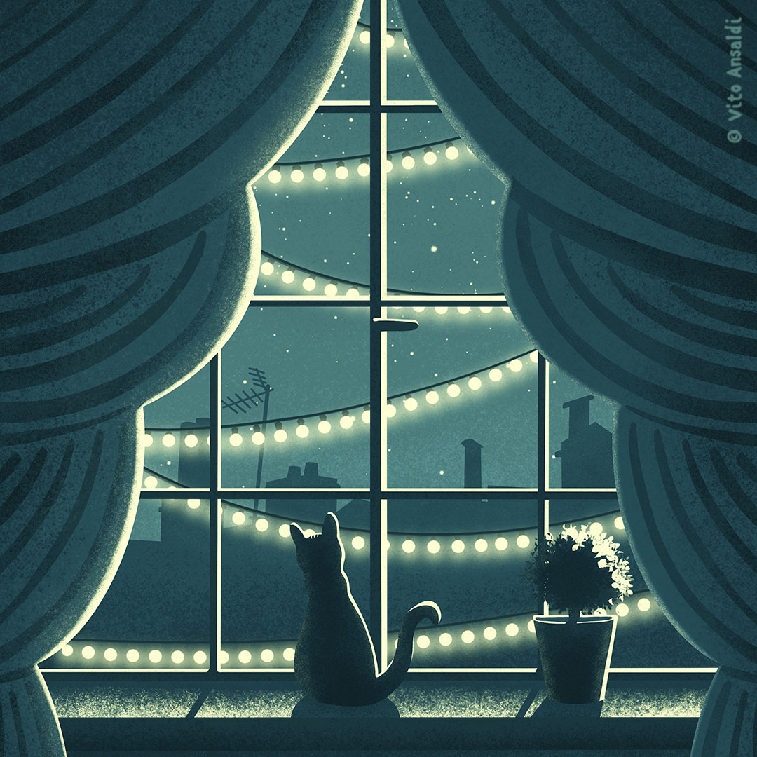 The window on Christmas